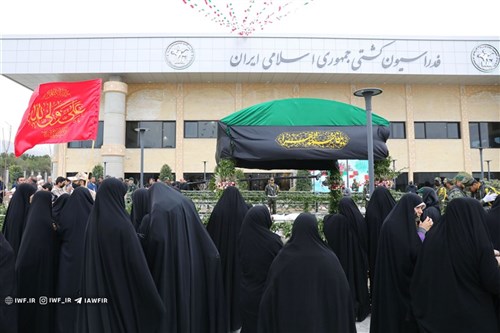 کلیپی از مراسم تشییع و تدفین دومین شهید گمنام فدراسیون کشتی